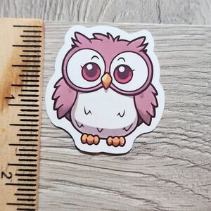 10/$10 Owl Sticker Bird Hoot Owlet Colorful Cartoon